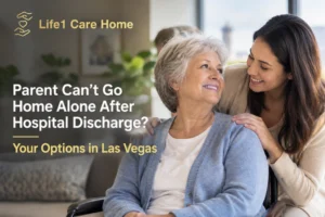 parent can't go home alone after hospital discharge